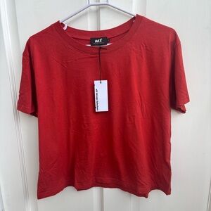 All Things Fabulous Vibrant Red Short Sleeve Tee